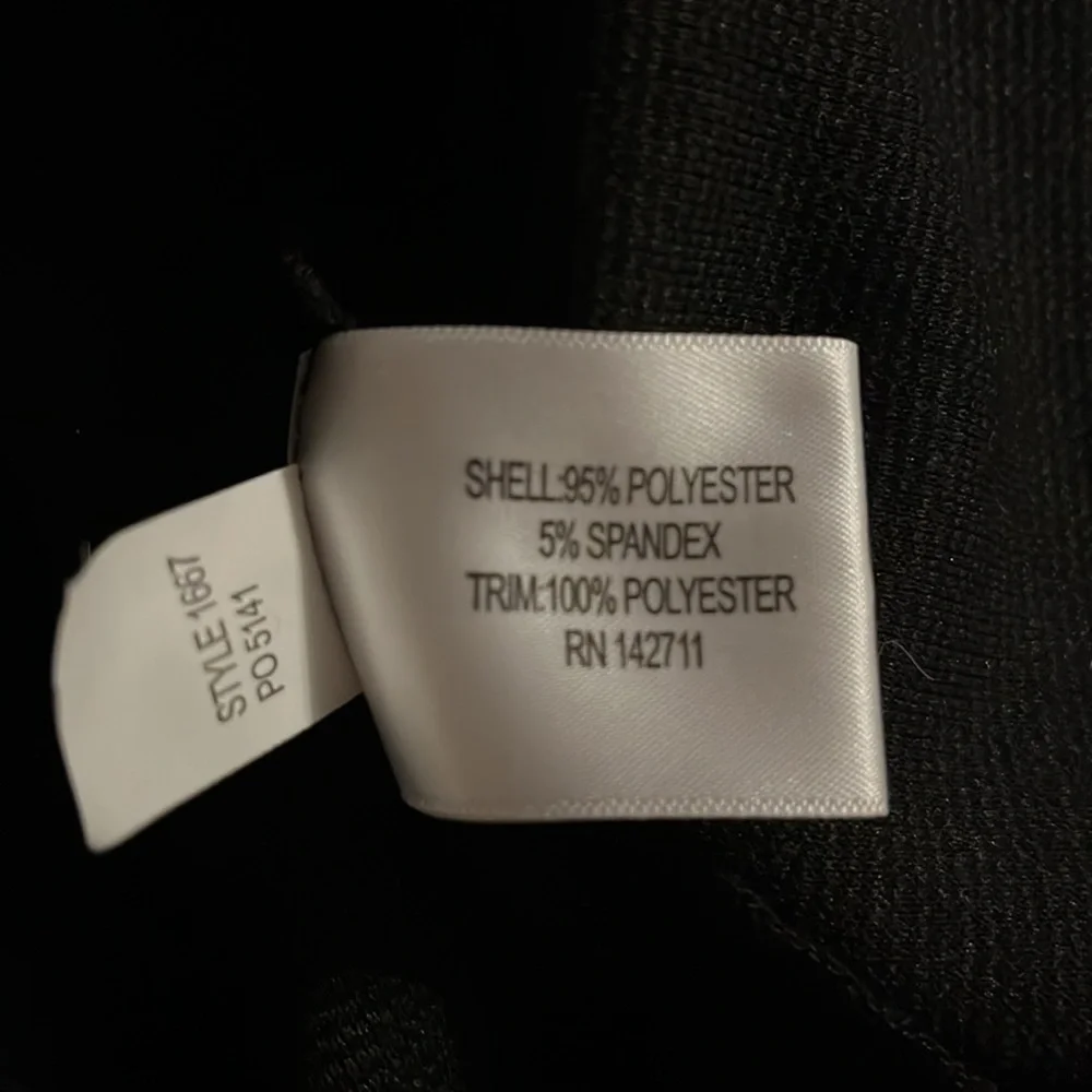 Eloquii Black & Ivory Fit & flare Contrast Corset style w/semi sheer Top Size 14 - Picture 11 of 11